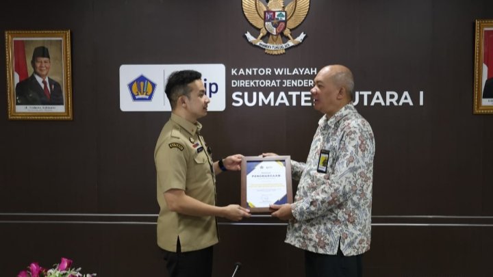 Sinergi Tingkatkan PAD, Bapenda Kota Medan Kunjungi Kanwil DJP Sumut I