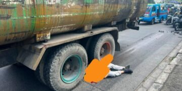 Pengemudi Ojol Tewas Terlindas Truk Tangki