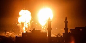 Israel Bombardir dan Ratakan Masjid di Kamp Pengungsi Bureij