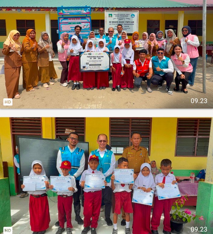 PT PLN Indonesia Power UBP Pangkalan Susu Berkolaborasi Bersama PT BAg, LAZ, P P UBP PNS Srikandi UBP PNS dan Tim Dokter Salurkan Beasiswa Berprestasi dan Prasejahtera