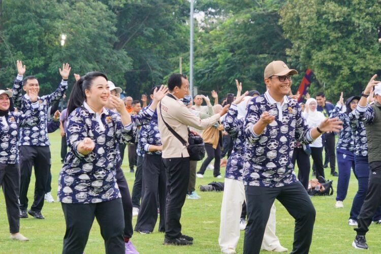 Cadika Jadi Etalase Kota Medan, Rico Waas Sambut 98 Wali Kota dengan Senam Pagi