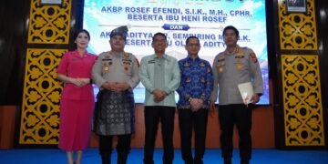 Pisah Sambut Kapolres Pelabuhan Belawan, Wakil Wali Kota Medan Ajak Kapolres Baru Wujudkan Belawan Aman