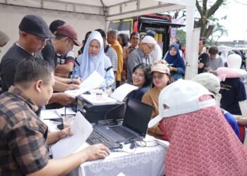 Dekatkan Pelayanan kepada Masyarakat, Pojok PBB Bapenda Medan Himpun Rp893 Juta di CFD Medan
