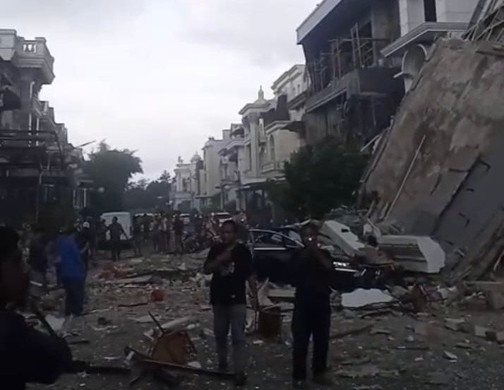 Ledakan di Perumahan Grand Polonia, Lima Rumah Hancur