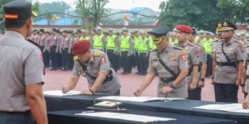 Kapolda Sumut Pimpin Sertijab 24 Pejabat Utama dan Kapolres