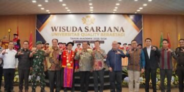 Bupati Karo Dorong Lulusan Universitas Quality Berastagi Jadi Generasi Inovatif dan Berintegritas