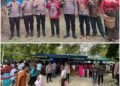 Kapolsek Laubaleng Lakukan Pengamanan Pemberkatan Biara Rumah Bina Karakter Pusuh Sibadia
