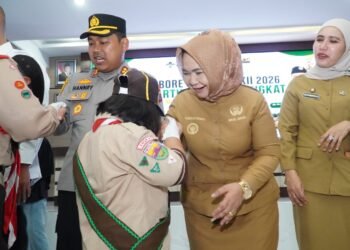 Lepas 85 Kontingen Langkat ke Jambore Nasional XII. Plt Bupati: Jaga Nama Baik Kabupaten