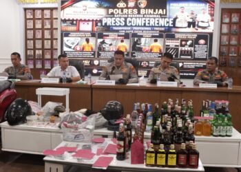 Polres Binjai Ungkapan Kasus Pembuangan Bayi, Curas, Curat & Hasil Operasi Pekat Toba