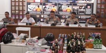 Polres Binjai Ungkapan Kasus Pembuangan Bayi, Curas, Curat & Hasil Operasi Pekat Toba