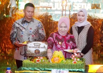 Plt. Bupati Langkat Tiorita Perkuat Sinergi dengan Yonif 100 – Prajurit Setia