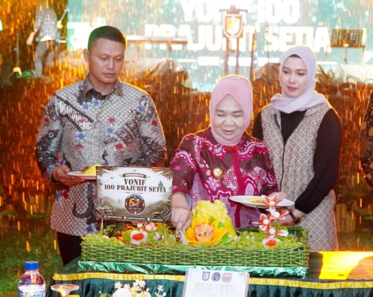 Plt. Bupati Langkat Tiorita Perkuat Sinergi dengan Yonif 100 – Prajurit Setia