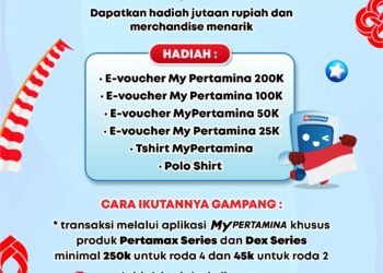 Pertamina Patra Niaga Regional Sumbagut Semarakkan HUT ke-81 Republik Indonesia Melalui MyPertamina Berbagi Hadiah Kemerdekaan di 24 SPBU