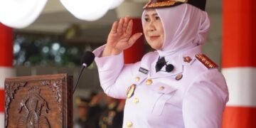 Plt. Bupati Langkat Pimpin Detik-Detik Proklamasi HUT ke-81 RI 