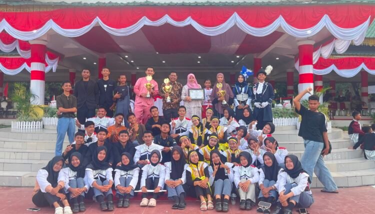 MAN 1 Langkat Sukses Iringi Upacara HUT RI ke-81 Kabupaten Langkat