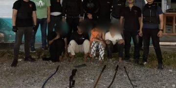 Tawuran Bubar, 4 Anggota Geng Motor di Binjai Ditangkap Polisi