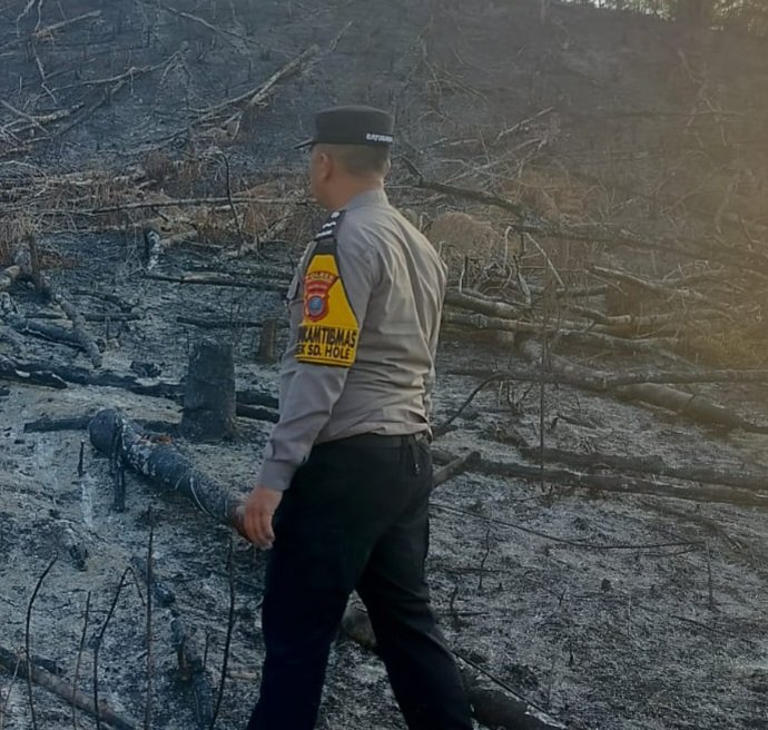 Polsek SD Hole Imbau Warga Cegah Karhutla