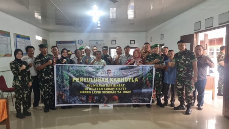 Siswa Dikreg LXVIII Seskoad Perkuat Sinergi Pencegahan Karhutla di Kota Pekanbaru