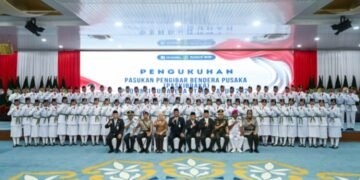 Bobby Nasution Kukuhkan 74 Paskibraka Sumut, Tekankan Peran sebagai Teladan Persatuan