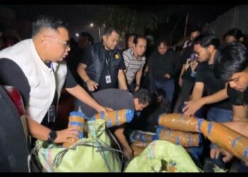 Bak Film Aksi, Polrestabes Medan Tabrak Mobil demi Gagalkan Pengiriman 93 Kg Ganja