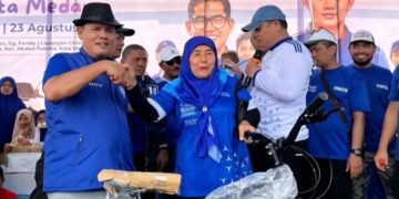 DPC Partai Demokrat Kota Medan Gelar Jalan Santai dan Lomba Rakyat