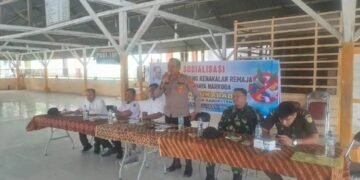 Polsek Juhar Sosialisasikan Pencegahan Stunting, Narkoba dan Kenakalan Remaja di Desa Sukababo