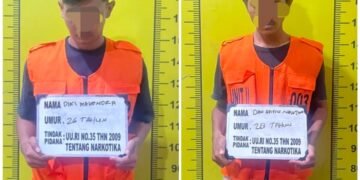 Dua Pria Sembunyikan Sabu 4,15 Gram dalam Kotak Rokok