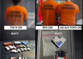 Dalam 2 Hari, Polres Binjai Ungkap 3 Kasus Narkoba dan Tangkap 3 Pelaku