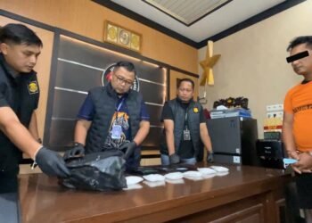 Penumpang Bus Travel Ditangkap Bawa Sabu 480 Gram, Hendak Dikirim ke Aceh