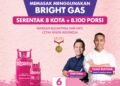 Pertamina Patra Niaga Regional Sumbagut Ajak Masyarakat Medan Ramaikan Rekor MURI Memasak dengan Bright Gas