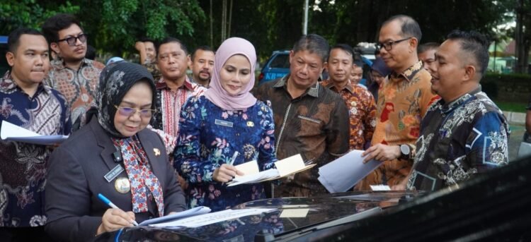 Lanjutkan Inspeksi, Tiorita Tertibkan Kendaraan Dinas Bermasalah