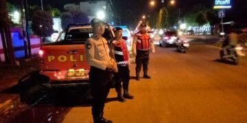 Patroli Malam Polres Langkat, Cegah Kejahatan Jalanan