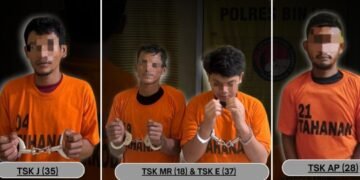 Satresnarkoba Polres Binjai Bekuk Empat Terduga Bandar Narkoba, Sita Sabu dan Ekstasi