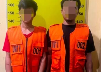 2 Pria di Deli Serdang Ditangkap Bawa 153 Gram Sabu