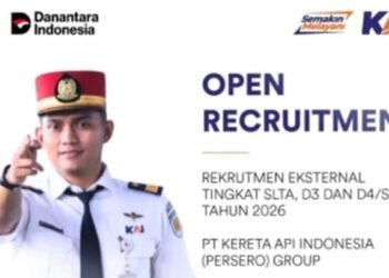 Karier KAI 2026 Dibuka! Cek Formasi, Persyaratan, dan Cara Daftarnya