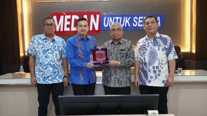 Komisi Informasi Provsu Visitasi Bapenda Kota Medan, Perkuat Keterbukaan Informasi Publik