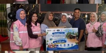Wujud Kepedulian Kemanusiaan, PLN Indonesia Power Bantu Korban Banjir Desa Sekoci Kabupaten Langkat