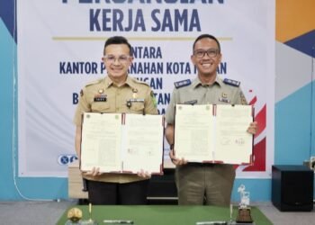 Bapenda dan Kantah Kota Medan Teken PKS Integrasi Data: Kota Pertama di Sumatra