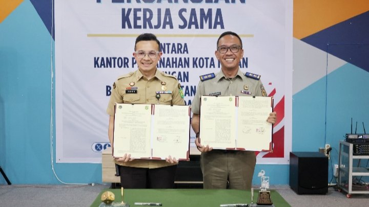 Bapenda dan Kantah Kota Medan Teken PKS Integrasi Data: Kota Pertama di Sumatra