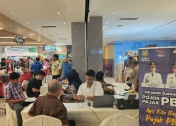 Pojok PBB Hadir di Brastagi Supermarket: Bayar PBB Sambil Belanja