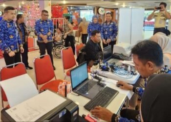 Pojok PBB Kota Medan Raup Lebih dari Rp1 Miliar, Layanan Jemput Bola Disambut Antusias Warga
