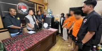 Polrestabes Medan Bongkar Jaringan Pod Getar Malaysia, Disimpan Dalam Jam dan Kotak Sabun