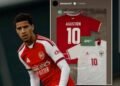 Tuai Sorotan, Pemain Arsenal Keturunan RI Pamer Jersey Timnas Indonesia  
