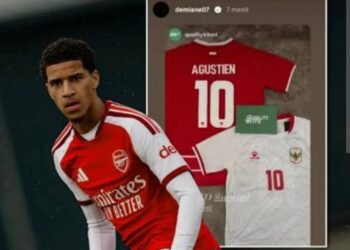 Tuai Sorotan, Pemain Arsenal Keturunan RI Pamer Jersey Timnas Indonesia