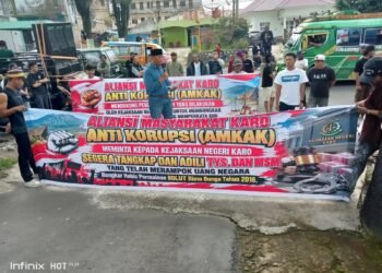 AMKAK Desak Kejari Karo Tetapkan Tersangka BDLUT Desa Rimo Bunga