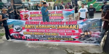 AMKAK Desak Kejari Karo Tetapkan Tersangka BDLUT Desa Rimo Bunga