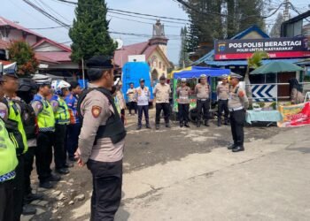Razia Gabungan Operasi Sadar Pajak Digelar di Berastagi, 4 Kendaraan Bayar Pajak di Tempat