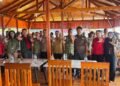 Kapolsek Tigapanah Sosialisasikan Pencegahan Karhutla kepada Warga Desa Tongging