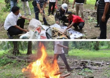 Satnarkoba Polres Langkat Gerebek Barak Narkoba di Dusun Ampera