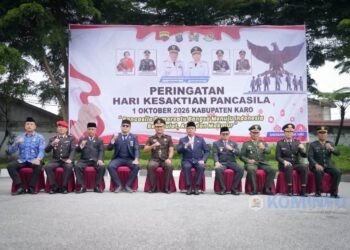 Peringati Hari Kesaktian Pancasila 2026, Pemkab Karo Gelar Upacara di Halaman Kantor Bupati